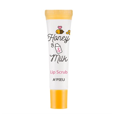 APIEU Honey & Milk Скраб для губ
