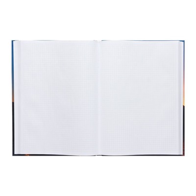 Записная книжка А4, 160 листов в клетку "Закат", твёрдая обложка, глянцевая ламинация, блок офсет 60г/м2