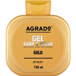 Гель для душа Gold Золото, Agrado 750 мл