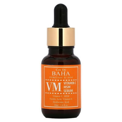 Сыворотка для лица осветляющая с витамином С Vitamin C MSM Serum, COS DE BAHA, 30 мл