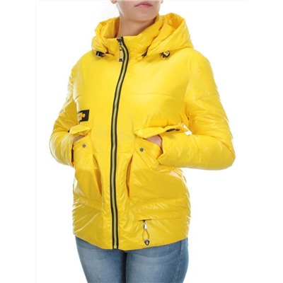 8267 YELLOW Куртка демисезонная женская BAOFANI (100 гр. синтепон) размер 46/48 идет на 46 российский