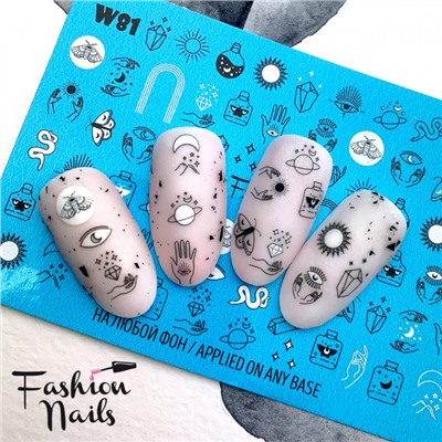 Fashion Nails, Слайдер-дизайн W81