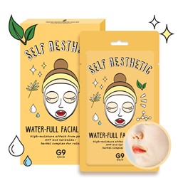 Маска для лица тканевая увлажняющая G9 Self Aesthetic Waterful Facial Mask, BERRISOM   23 мл