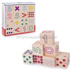 Набор кубиков "Цифры-знаки" (16 шт)