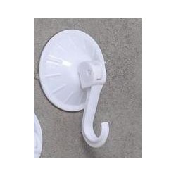 Крючок для полотенец пластиковый в ванную комнату на липучке цвет-белый 7см.(1000) оптом