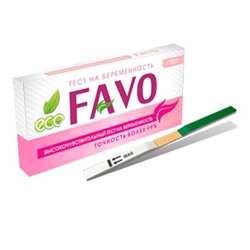 FAVO Высокочувствительный  тест на беременность, 1шт