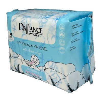 Прокладки гигиенические "DALLIANCE Care COTTON touch SUPER Ultra" (10 шт.) (10326053)