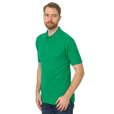Рубашка поло мужская Мос Ян Текс цвет "Зеленый "