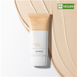 SCINIC Enjoy Foundation-Skip Тонизирующий солнцезащитный крем 50 г