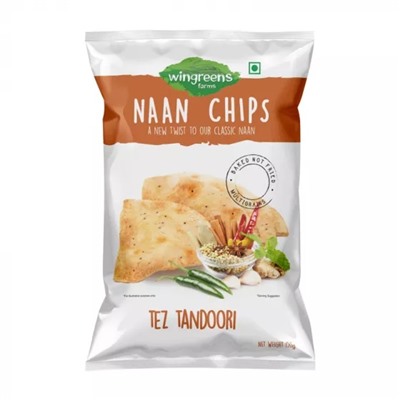 Чипсы Тез Тандури (150 г), Tez Tandoori Naan Chips, произв. Wingreens Farms
