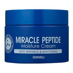 Крем для лица увлажняющий с пепидами, MIRACLE PEPTIDE MOISTURE CREAM, GIINSU, 50 мл