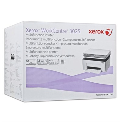 МФУ лазерное XEROX WorkCentre 3025BI "3 в 1", А4, 20 стр./мин, 15000 стр./мес., Wi-Fi, 3025V_BI