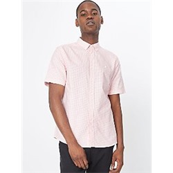 Pink Dot Print Short Sleeve Shirt