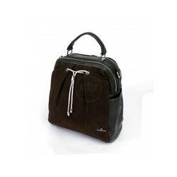 Рюкзак жен иск/кожа+нат/замша Marrivina-20059-3,   (сумка-change),  2отд,  зеленый SALE 241170