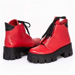 Женские кожаные ботинки V.Arimany V1335 Красный: Под заказ
