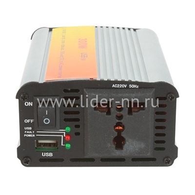 Преобразователь тока с 12 на 220V (300W) KONNWEI
