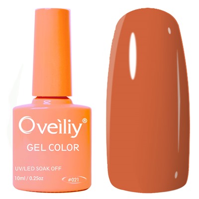 Oveiliy, Gel Color #021, 10ml