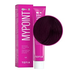 TEFIA Mypoint Фиолетовый корректор для волос / Permanent Hair Coloring Cream, 60 мл