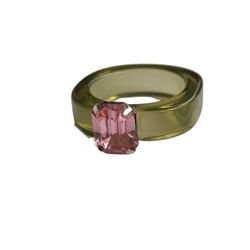 Модное кольцо из эпоксидной смолы, арт.008.215