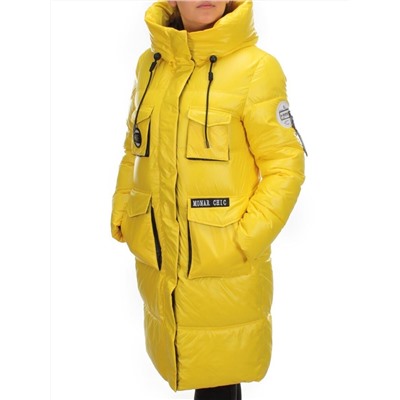 2187 YELLOW Куртка зимняя женская AIKESDFRS (200 гр. холлофайбера) размер L - 46/48 российский