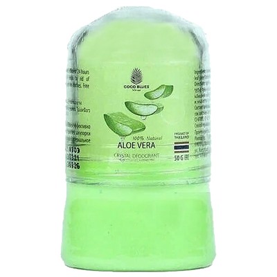 Дезодорант кристаллический Алое Crystal Deodorant Aloe Vera, Coco Blues 50 г