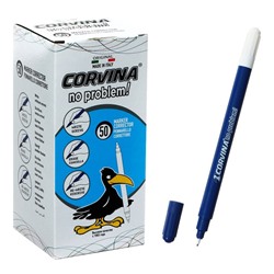 Ручка капиллярная стираемая, Corvina "No Problem", двусторонняя, узел 0,7 мм, чернила синие