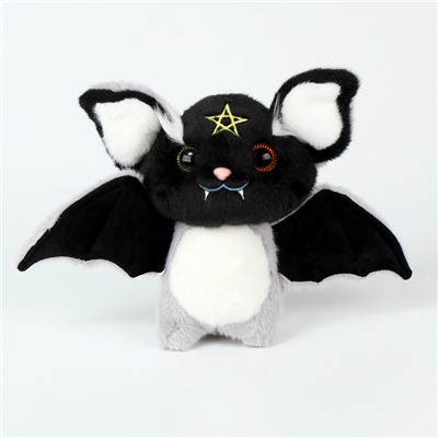 Мягкая игрушка «Летучая мышь», 23 см, цвет чёрный