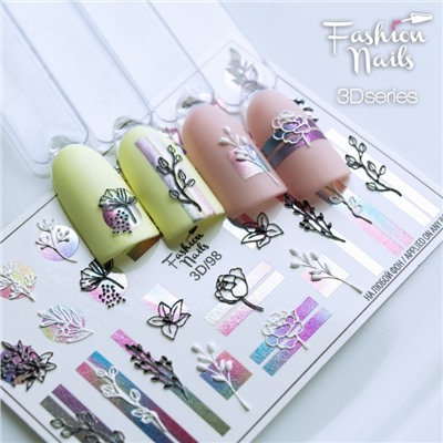 Fashion Nails, Слайдер-дизайн 3D/98