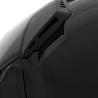 Шлем кроссовый, размер M (57-58), модель - BLD-819-7, черный глянцевый