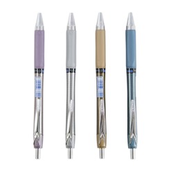 Ручка шариковая автоматическая LINC  ELANTRA 0,7 мм синий резин. грип 4013F/Blue/12/Индия