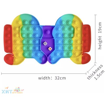 POP IT Among us antistress Сенсорная игрушка с пузырьками / AMONG US АМОНГ АС ПОП ИТ БОЛЬШОЕ ИГРОВОЕ ПОЛЕ, LRSQP
