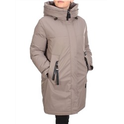 H 915 BEIGE Куртка зимняя женская MAYYIYA (200 гр. холлофайбера) размер 50