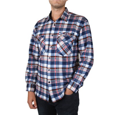 Рубашка мужская утепленная Sainge F903-5-1