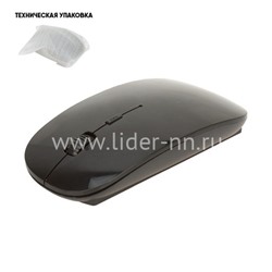Мышь беспроводная PERFEO NO NAME-2/3 кн./1600DPI/USB (черная) тех упаковка
