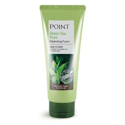 POINT Green Tea Pure Mint Освежающая пенка для умывания с экстрактом мяты и зеленого чая