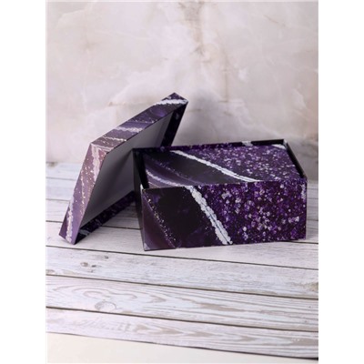 Подарочная коробка «Amethyst», purple (18*12*7)