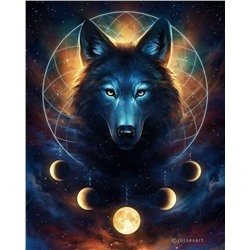 Картина по номерам 40х50 - Волчий ловец снов