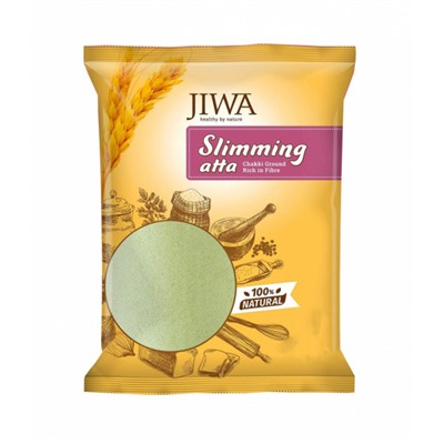 Мука пшеничная диетическая (900 г), Slimming Atta, произв. Jiwa Healthy by Nature