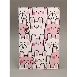 Блокнот (А5) "Many rabbit", pink (14.5*21)