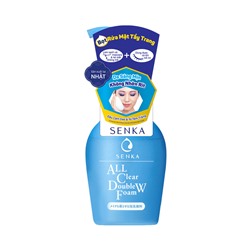 Мусс для умывания и снятия макияжа, All Clear, SENKA, SHISEIDO, 150 мл