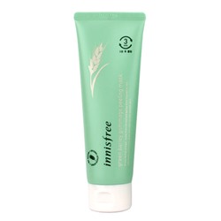 Innisfree green barley Маска пилинг-гоммаж Зеленый ячмень