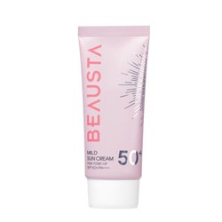 Beausta Мягкий солнцезащитный крем Pink Tone-up 50 г