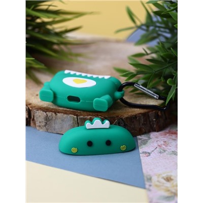 Чехол для AirPods 3  "Cute dinosaur", green