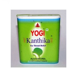 Гранулы от боли в горле и для свежего дыхания "Йоги Кантика", 70 гранул (Yogi Kanthika)