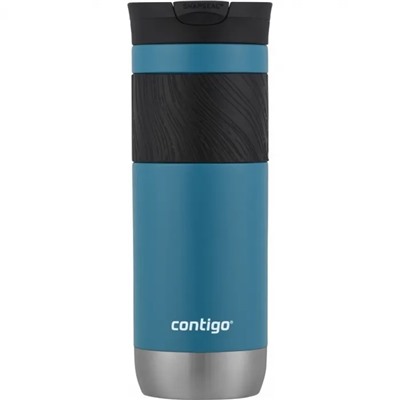 Термокружка для напитков Contigo Byron 2.0, 0.59 л, синий/черный