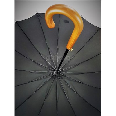 Зонт-трость мужской DINIYA арт.2299-1 (CH007) полуавт 27"(69см)Х16К семейный