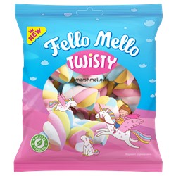 Жев.зефир Marshmallows) "FELLO MELLO" 85гр TWISTY/20шт