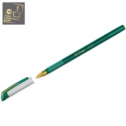 Ручка шариковая BERLINGO xGold зеленая, 0,7мм игольчатый стержень, грип CBp_07503/12/Китай