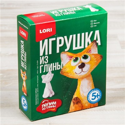 Игрушка из глины «Кот»