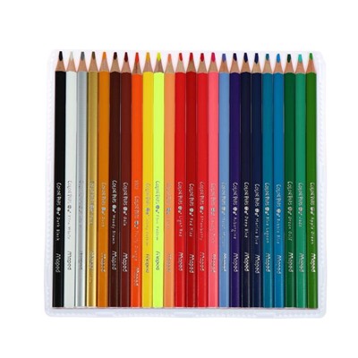 Карандаши трёхгранные 24 цвета, Maped Color Peps